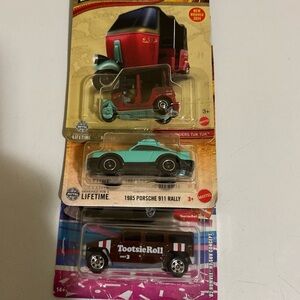 Lot Of Three Matchbox Hot Wheels  02 Humvee H2 , 1985 Porsche , MBX Tangiers
